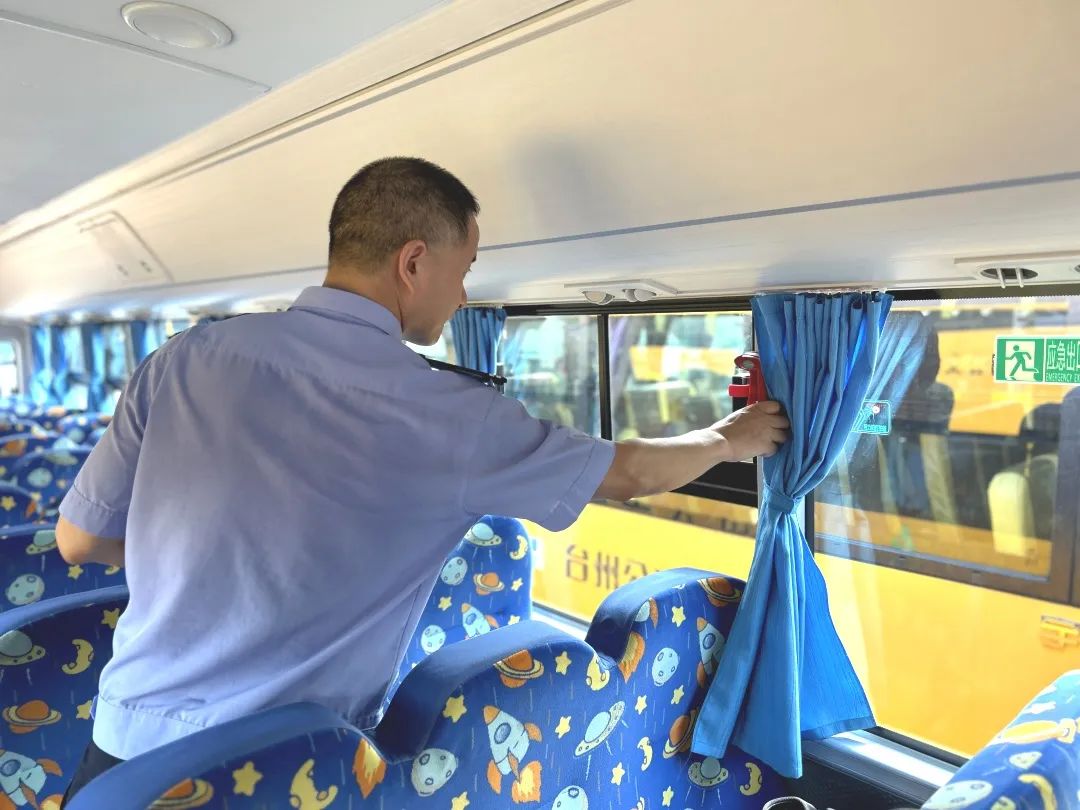 新學期將至,58輛校車接受集中“體檢” 圖片