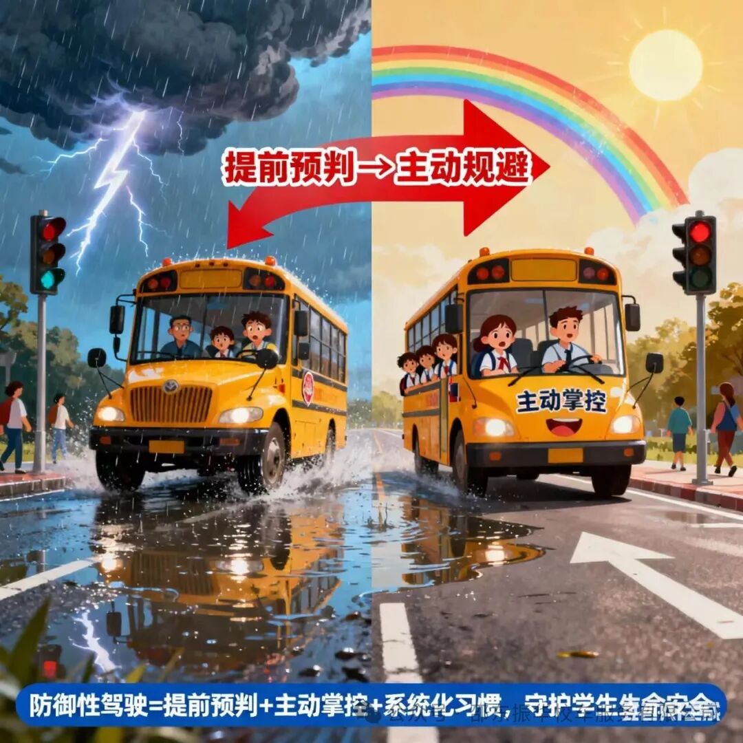 校車防御性駕駛:核心原則、實用技巧與底層邏輯 校車防御性駕駛:核心原則、實用技巧與底層邏輯