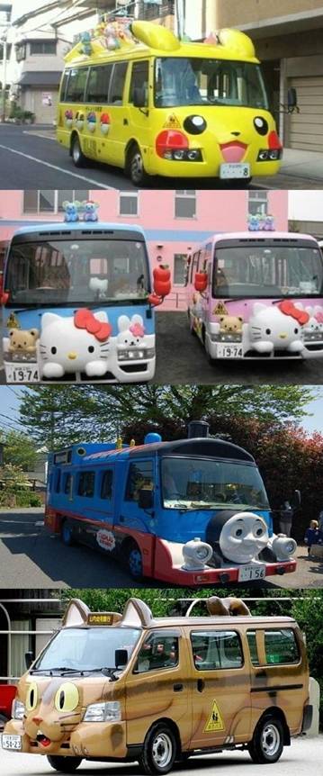 日本幼兒園校車十分可愛讓韓國網民艷羨不已