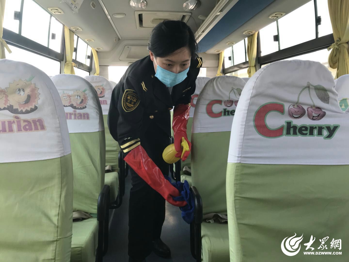 萊西交運春季消毒模式啟動 243輛溫馨校車全面消毒