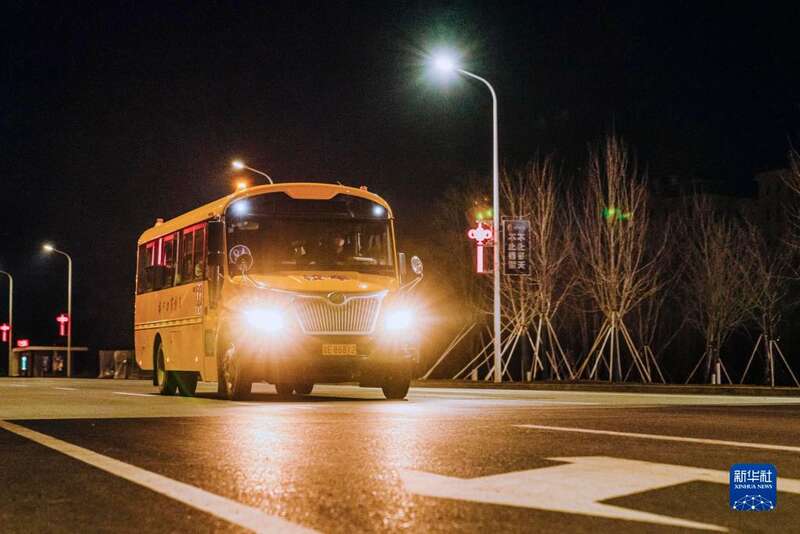 疫情下往返于長春、梅河口的“校車”