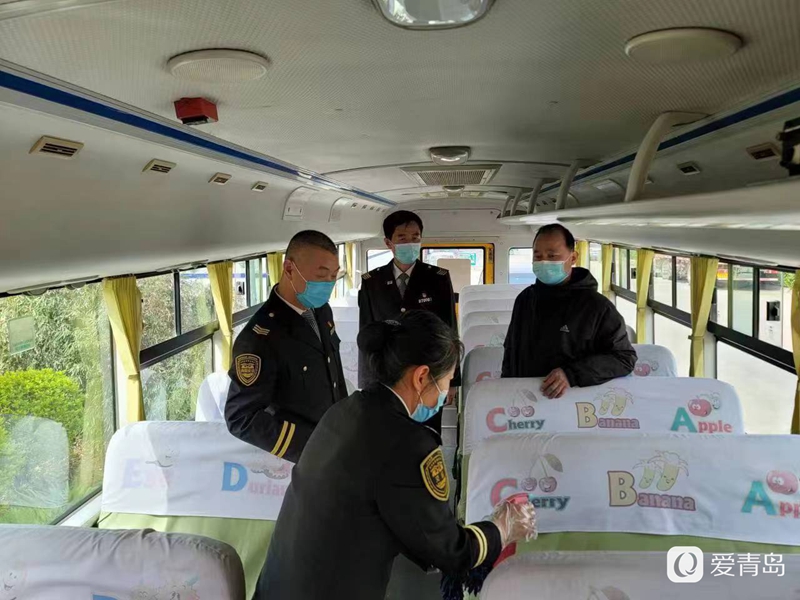 萊西：交運(yùn)97部校車體檢迎24日中考生返校復(fù)課