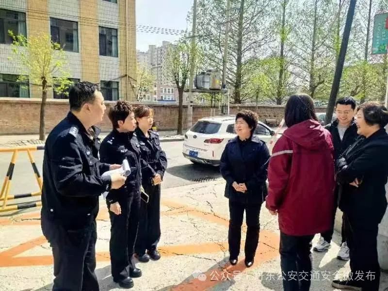 春季行動|丹東交警嚴把校車安全關 圖片