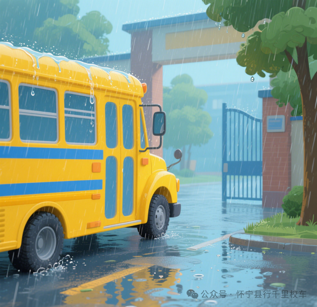 雨天校車安全行車指南/ 圖片