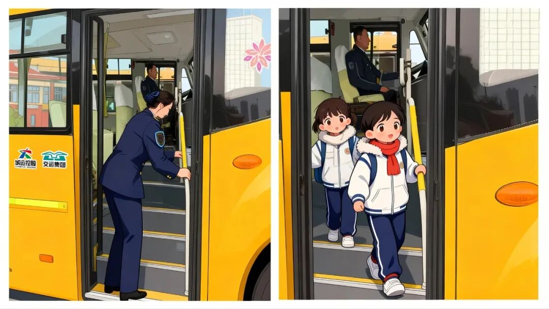 “大鼻子”校車做好“過冬”準備啦! “大鼻子”校車做好“過冬”準備啦!