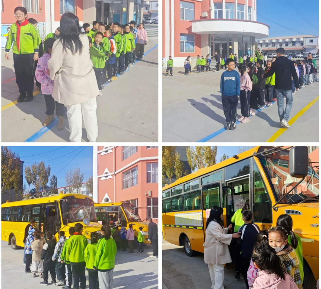 【教育之窗】龍鳳區第五小學開展“守護成長 安全童行”校車安全演練 圖片
