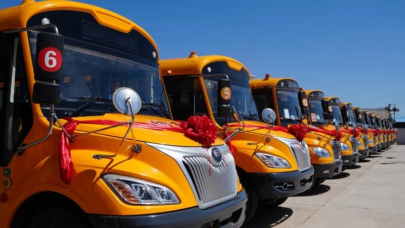 寧夏同心縣26輛新校車“上崗” 寧夏同心縣26輛新校車“上崗”