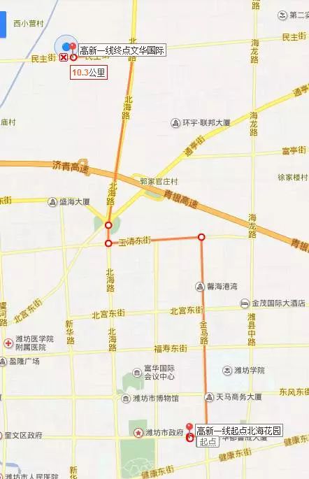 濰坊文華國際小學新增8條校車線路