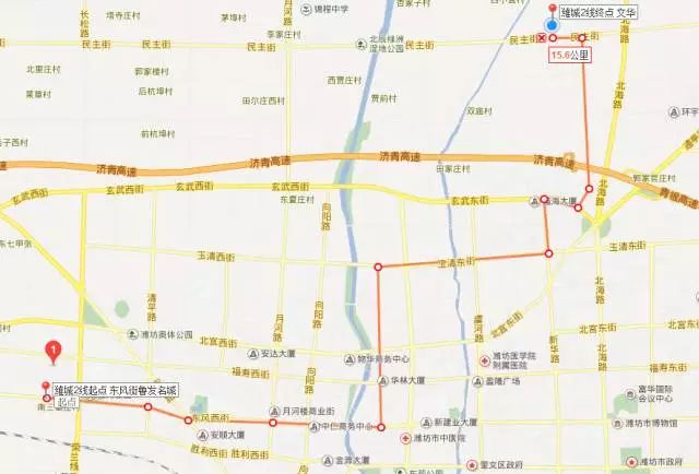 濰坊文華國際小學新增8條校車線路